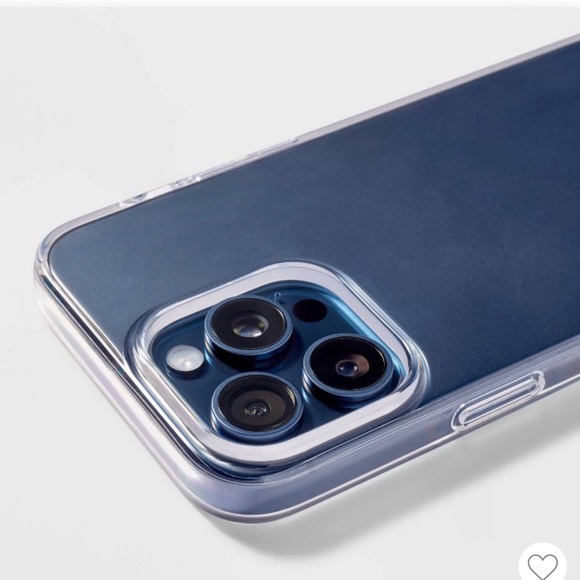 iPhone 15 Pro Max Clear Case - Hard Shell with Rubber Bumpers - heyday  … - Picture 3 of 8